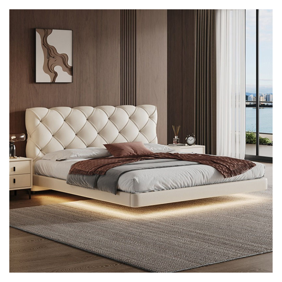 Pearl Tuft Glow Bed